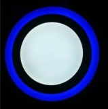 Đèn LED ốp trần nổi tròn viền màu 18+6W
