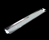 Máng đèn công nghiệp chóa inox phản quang 1m2 dùng cho 2 bóng huynh quang